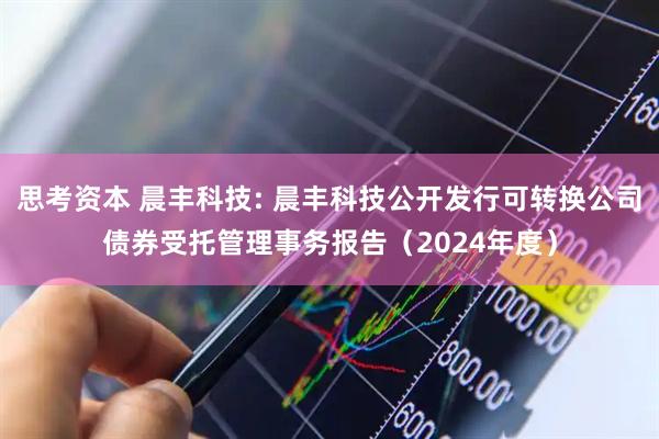 思考资本 晨丰科技: 晨丰科技公开发行可转换公司债券受托管理事务报告（2024年度）