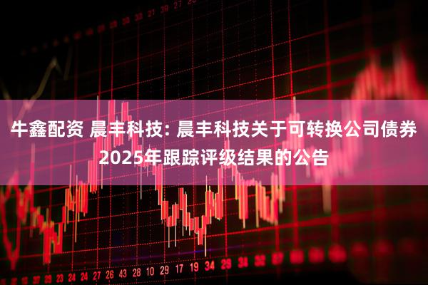 牛鑫配资 晨丰科技: 晨丰科技关于可转换公司债券2025年跟踪评级结果的公告