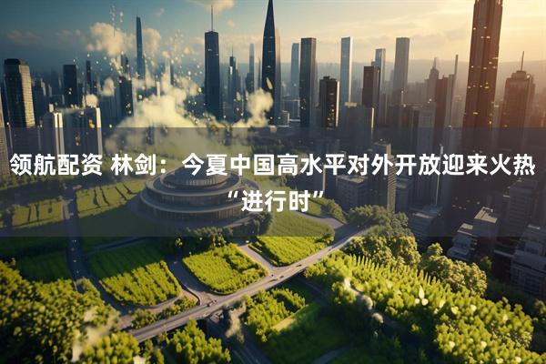 领航配资 林剑：今夏中国高水平对外开放迎来火热“进行时”