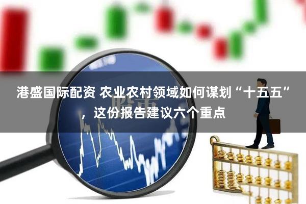 港盛国际配资 农业农村领域如何谋划“十五五”，这份报告建议六个重点